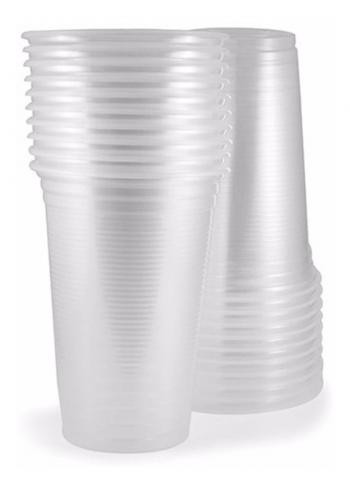 Copos desc p/ água Cristal 200 ml c/300 un